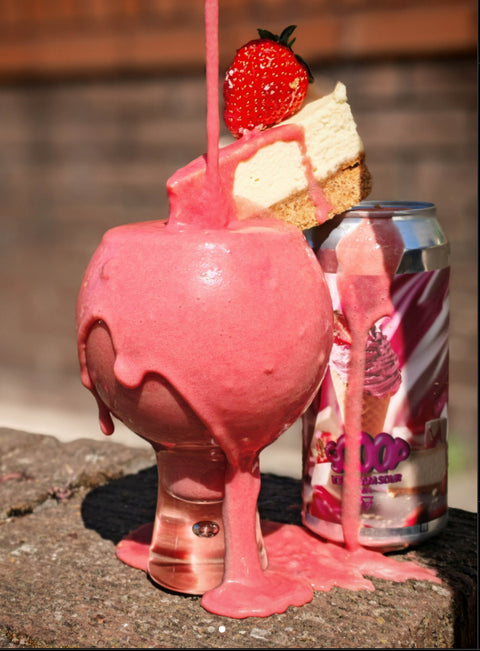 Azvex - SCOOP Strawberry Cheesecake, Pastry Sour, 6%