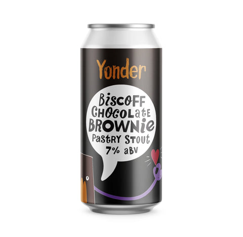 Yonder - Biscoff Chocolate Brownie, Sweet Stout 8% Yonder - Biscoff Chocolate Brownie, Sweet Stout 8%