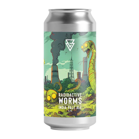 Azvex - Radioactive Worms, Pale Ale 5.2% Azvex - Radioactive Worms, Pale Ale 5.2%