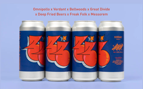 Verdant x Omnipollo x Bellwoods x Great Divide x Deep Fried Beers x Freak Folk x Messorem - 3x3 (Vol.7), DIPA, 8%