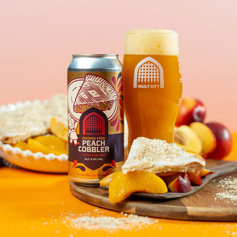 Vault City - Alcohol Free Peach Cobbler, Sour, 0.5%