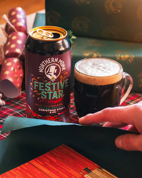 Northern Monk - Festive Star Gift Wrapped Edition, Extra Special Christmas Stout, 8.4%