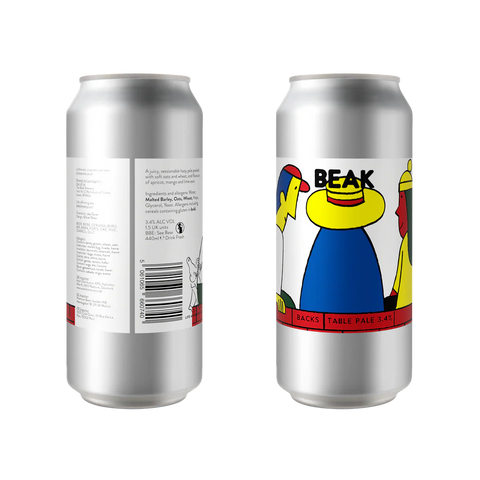 Beak - Backs, Table Pale, 3.4%