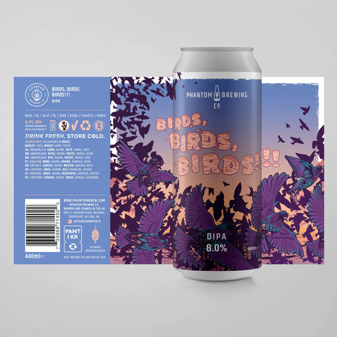 Phantom - Birds! Birds! Birds!!! DIPA, 8%