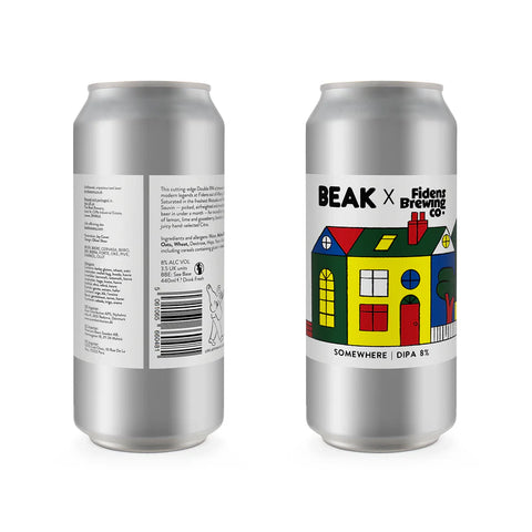 Beak x Fidens - Somewhere, DIPA, 8%