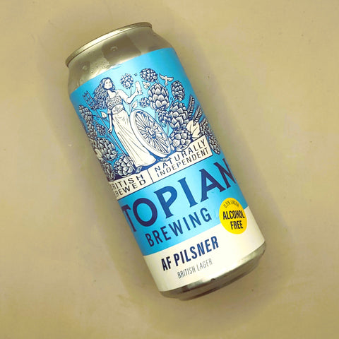 Utopian Brewing - AF Pilsner 0.5% - The Drop Brighton