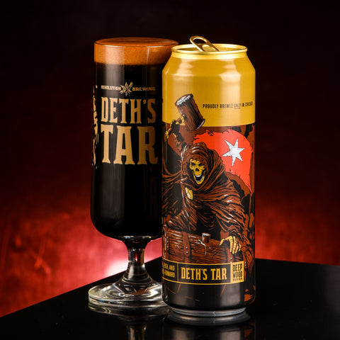 Revolution Brewing - Deths Tar, Bourbon BA Imperial Stout, 14.8%