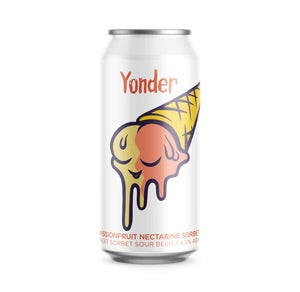 Yonder - Passionfruit Nectarine Sorbet, 4.5% Fruit Sorbet Sour Beer