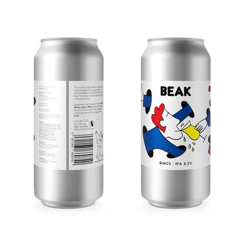 Beak - Rings, IPA W/ PINEAPPLE JUICE 6.5%
