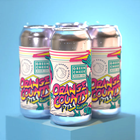 Left Handed Giant Brewpub X Green Cheek - Orange County Pils, Pilsner, 5.2%