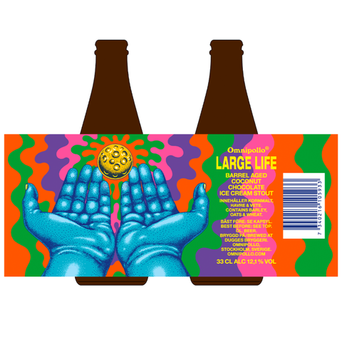 Omnipollo - Large Life, Barrel Aged Coconut Chocolate Ice Cream Imperial Stout, 12.1%