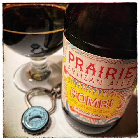 Prairie - BOMB!, IMPERIAL STOUT AGED ON COFFEE, CACAO NIBS, VANILLA BEANS, AND CHILI PEPPERS, 13%