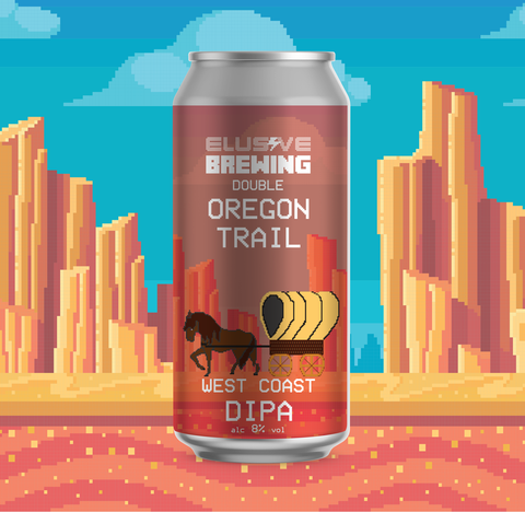 Elusive Brewing - Double Oregon Trail, West Coast DIPA 8%