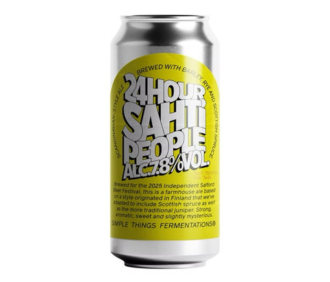 Simple Things Fermentations - 24Hour Sahti People, Farmhouse Ale, 7.8%