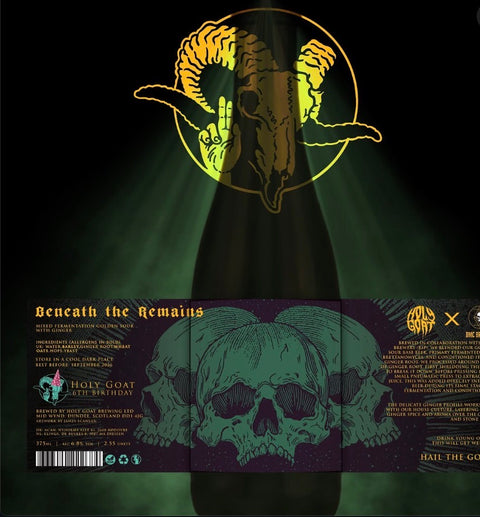 Holy Goat - Beneath The Remains… Mixed Ferm Golden Sour With Ginger, 6.8%