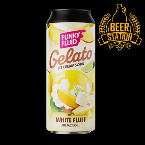 Funky Fluid - Gelato: White Fluff, Pastry Sour, 5.5%