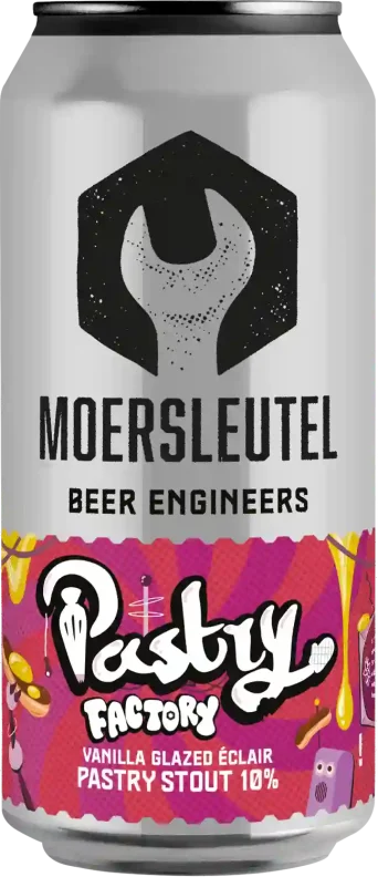 MOERSLEUTEL - Pastry Factory: Vanilla Glazed Eclair, Imperial Pastry Stout, 10%