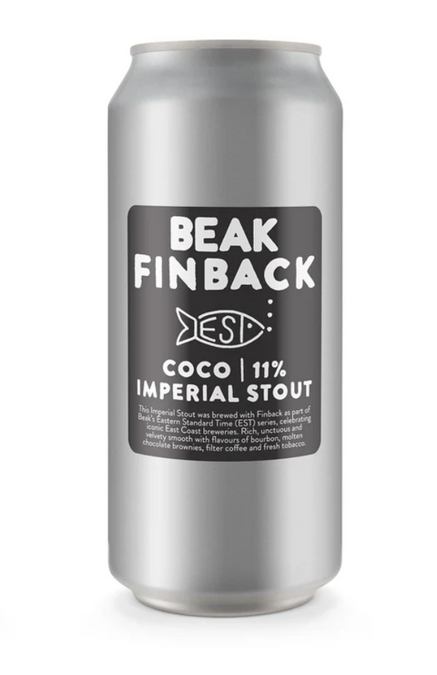 Beak x Finback - Coco, Imperial Stout 11% Beak x Finback - Coco, Imperial Stout 11%