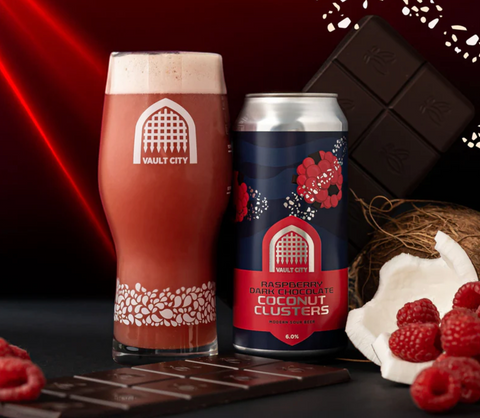 Vault City - Raspberry Dark Chocolate Coconut Cluster, Fruited Sour 6%