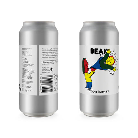 Beak x Queer Brewing - Toots, DIPA 8% Beak x Queer Brewing - Toots, DIPA 8%