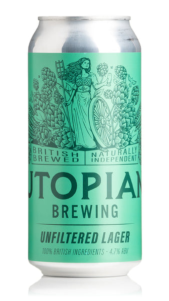 Utopian Brewing - Unfiltered British Lager 4.7%