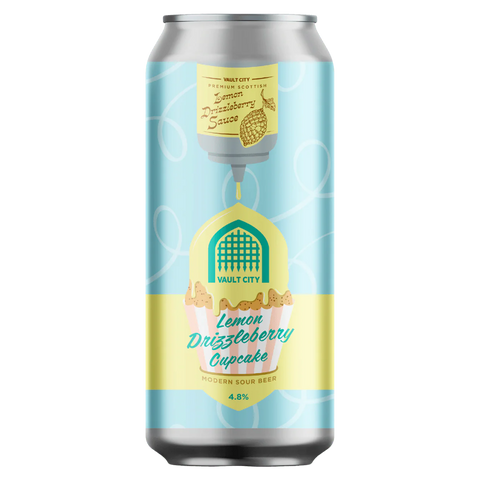 Vault City - Lemon Drizzleberry Cupcake, Pastry Sour (4.8%) - The Drop Brighton