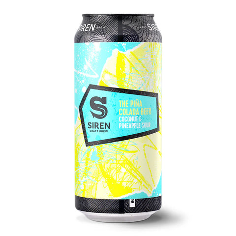 Siren Craft Brew - The Piña Colada Beer, Fruited Sour 6% Siren Craft Brew - The Piña Colada Beer, Fruited Sour 6%