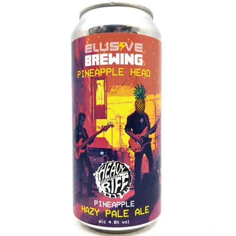 Elusive Brewing x Heavy Riff - Pineapple Head, Pale Ale - The Drop Brighton