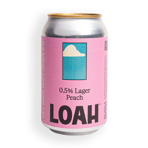 Loah - Peach Lager, 0.5%